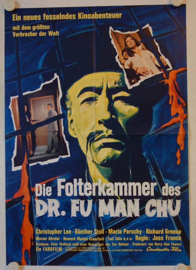 The Castle of Fu Manchu original release german movie poster